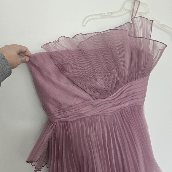 Theia One Shoulder Formal Dress, Dusk - Picture 2 of 6